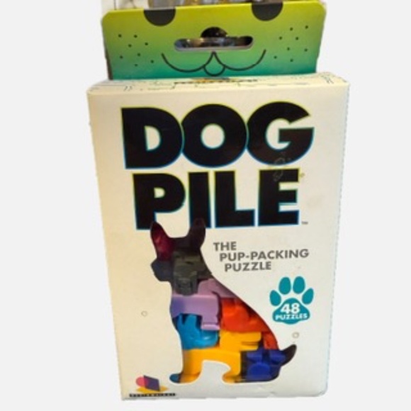 "dog pile" brain game stacking puzzle - Picture 2 of 4